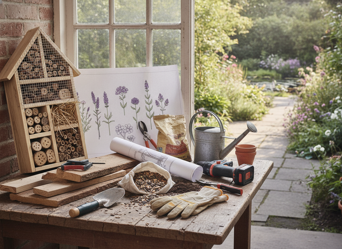 Insectvriendelijke tuin inrichten met doe-het-zelf weekendtips