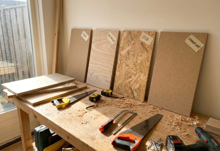 Plaatmateriaal kiezen voor je klus: mdf, multiplex, osb of spaanplaat