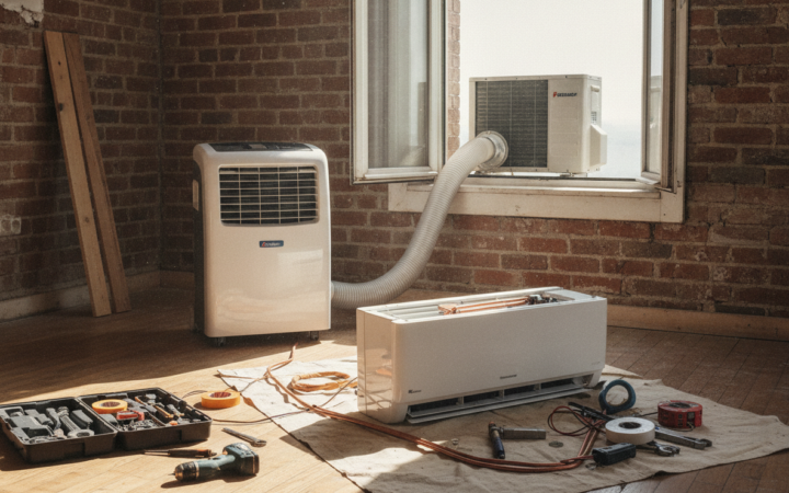 Split-airco biedt echte verkoeling waar mobiele airco tekortschiet