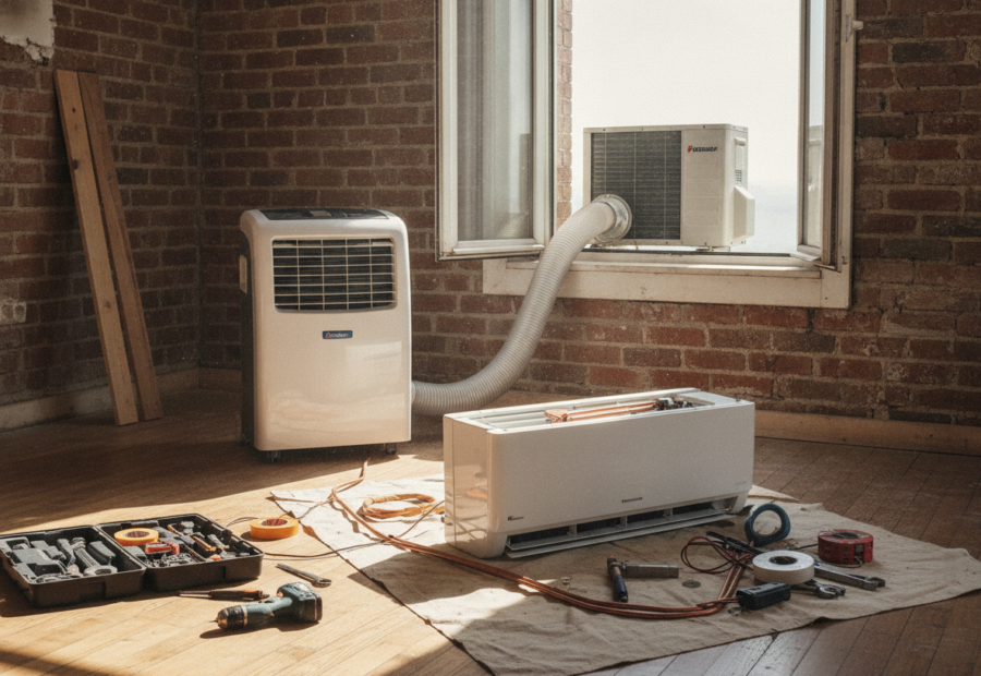 Split-airco biedt echte verkoeling waar mobiele airco tekortschiet