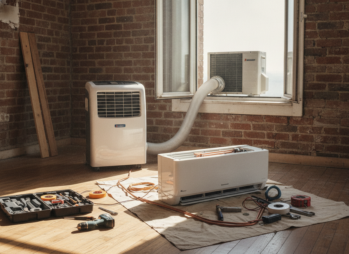 Split-airco biedt echte verkoeling waar mobiele airco tekortschiet
