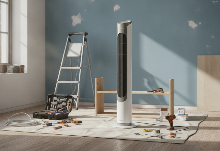 Stilte en gemak met een torenventilator zonder bladen